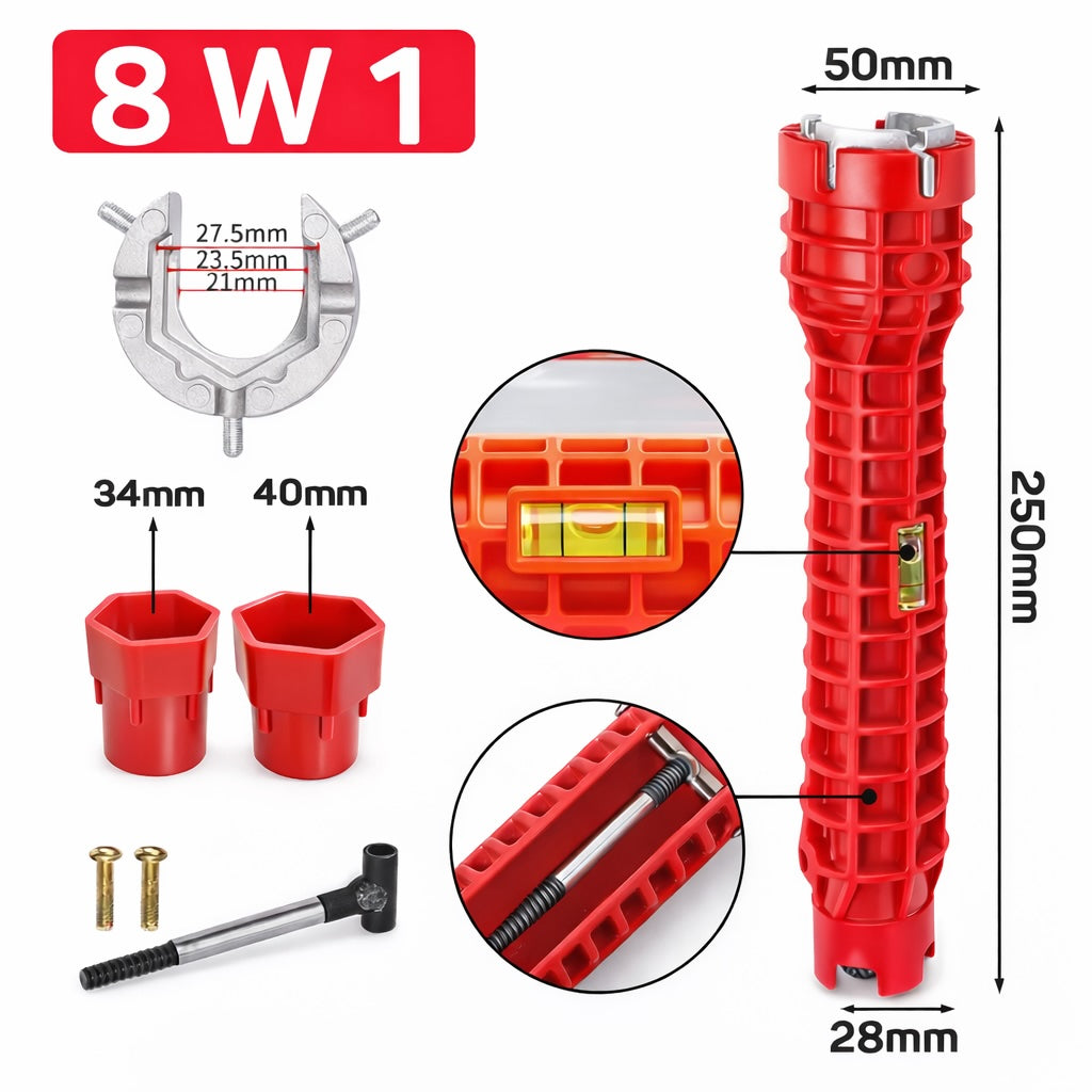 HydroKlucz 8 w 1 – wielofunkcyjny klucz hydrauliczny